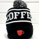 White Horse Bobble Beanie