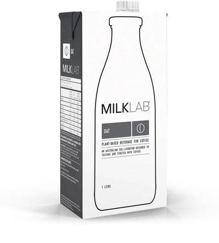 MILKLAB Oat Milk 8 x 1L | Barista Milk For Coffee, Latte & Espresso, Dairy Free, Vegan, 8 x 1000 ml