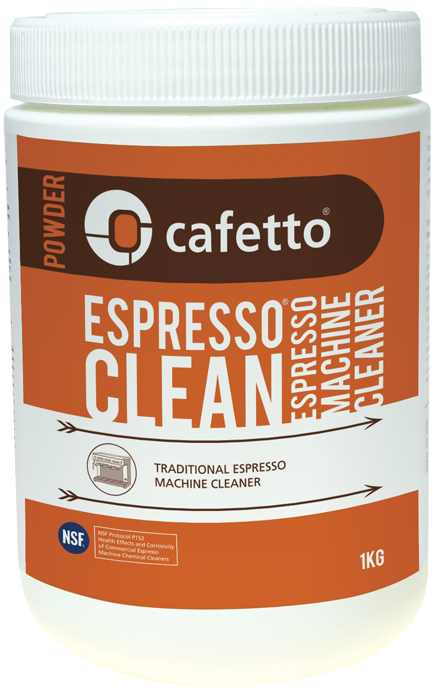 Cafetto Espresso Clean powder container on a white background