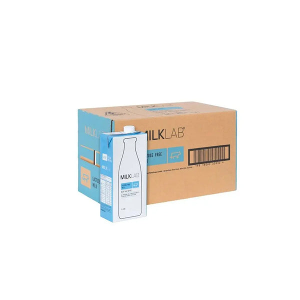 MILKLAB Lactose Free Milk 12 x 1L | Barista Milk For Coffee, Latte
