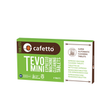 Cafetto TEVO® MINI Espresso Machine Cleaning Tablets 8 Tablet Blister Pack